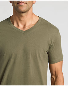 Classic V-Neck | Military Green