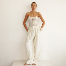 Claudette Necklace | Cream | Black