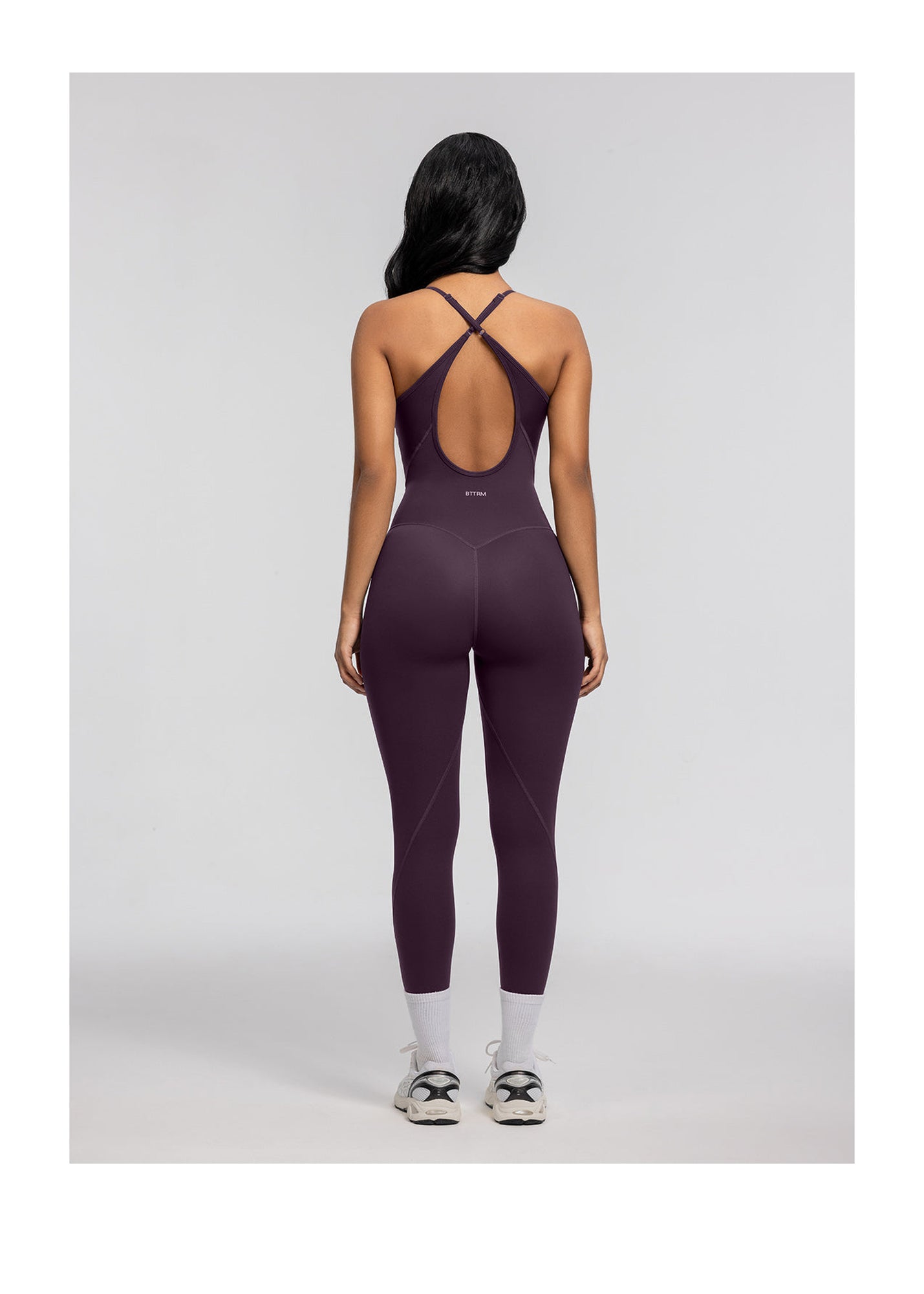 Contrology Crossback Bodysuit | Midnight Plum