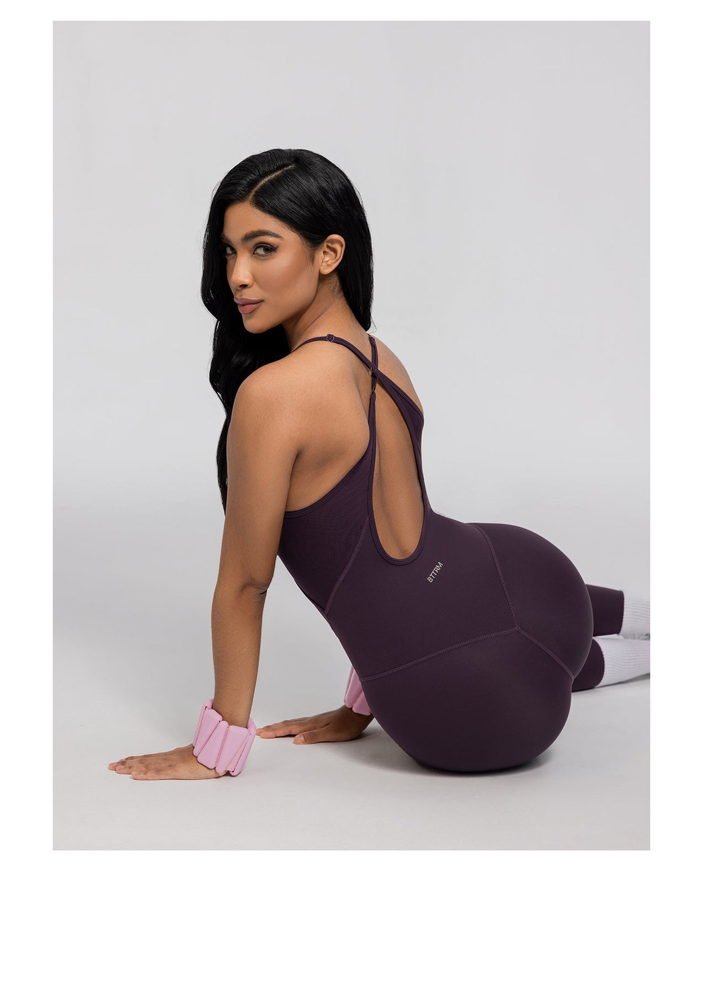 Contrology Crossback Bodysuit | Midnight Plum