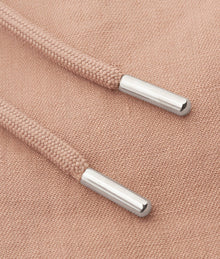 Cornell Linen Tailored Fit Washed Linen Drawcord Shorts | Caramel Pink