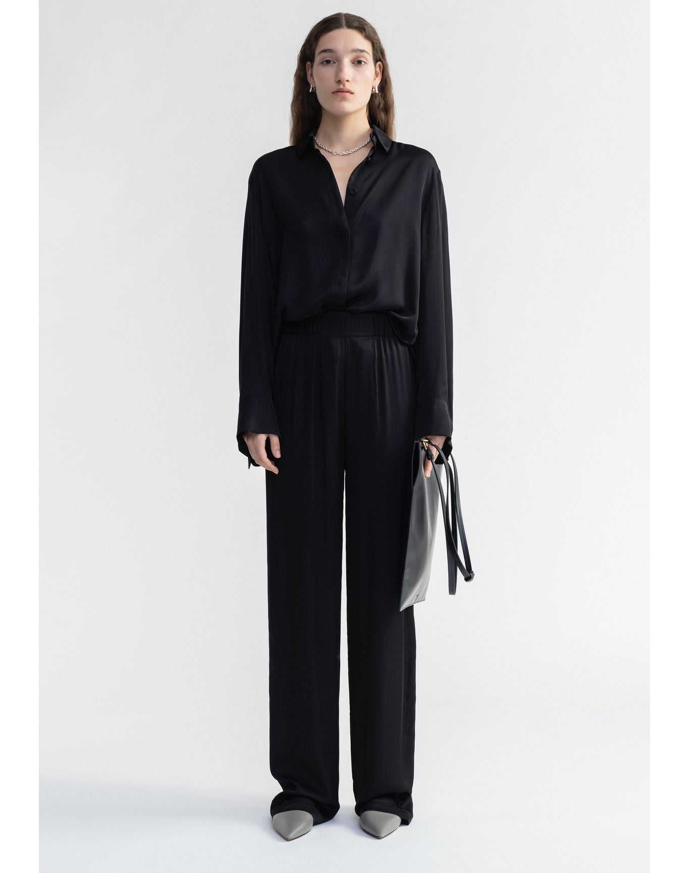 Cougar | Satin Pants | Black