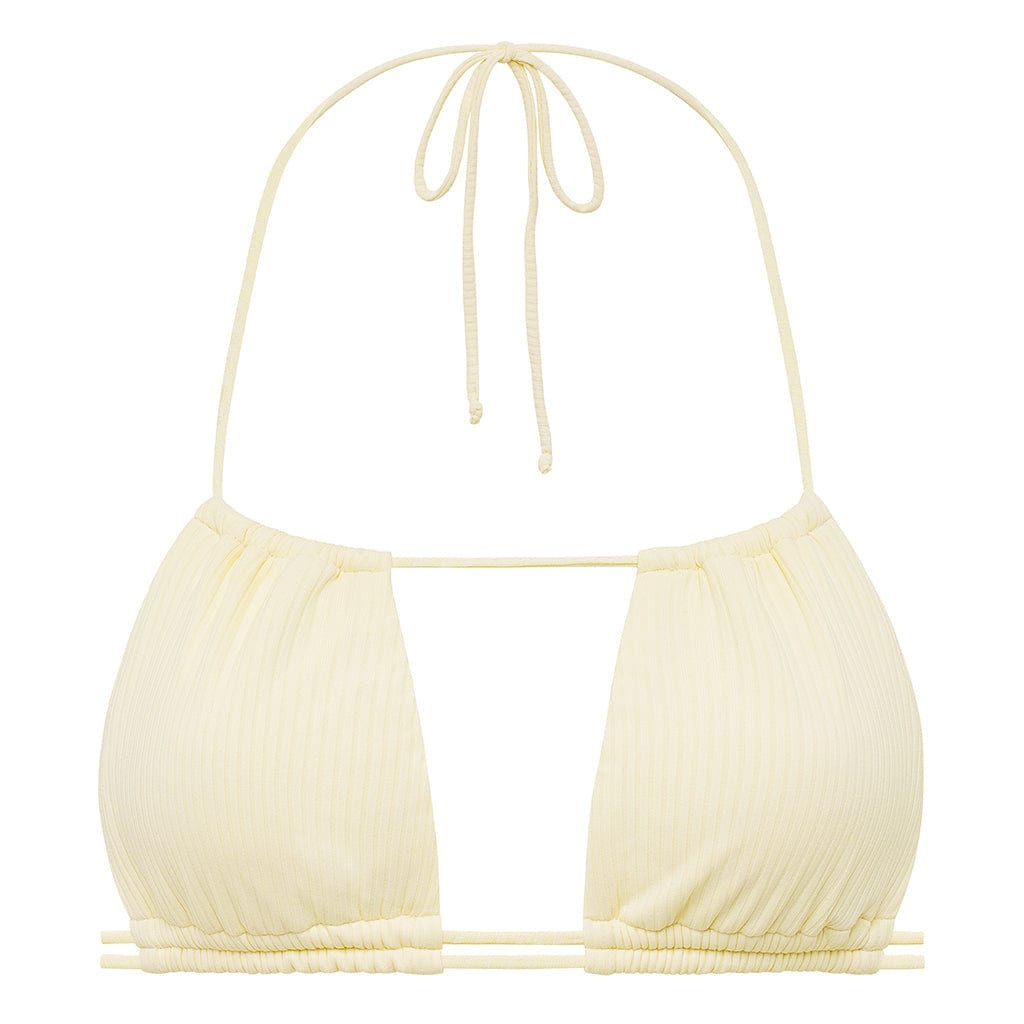 Brasil Bikini Top | Cream Rib