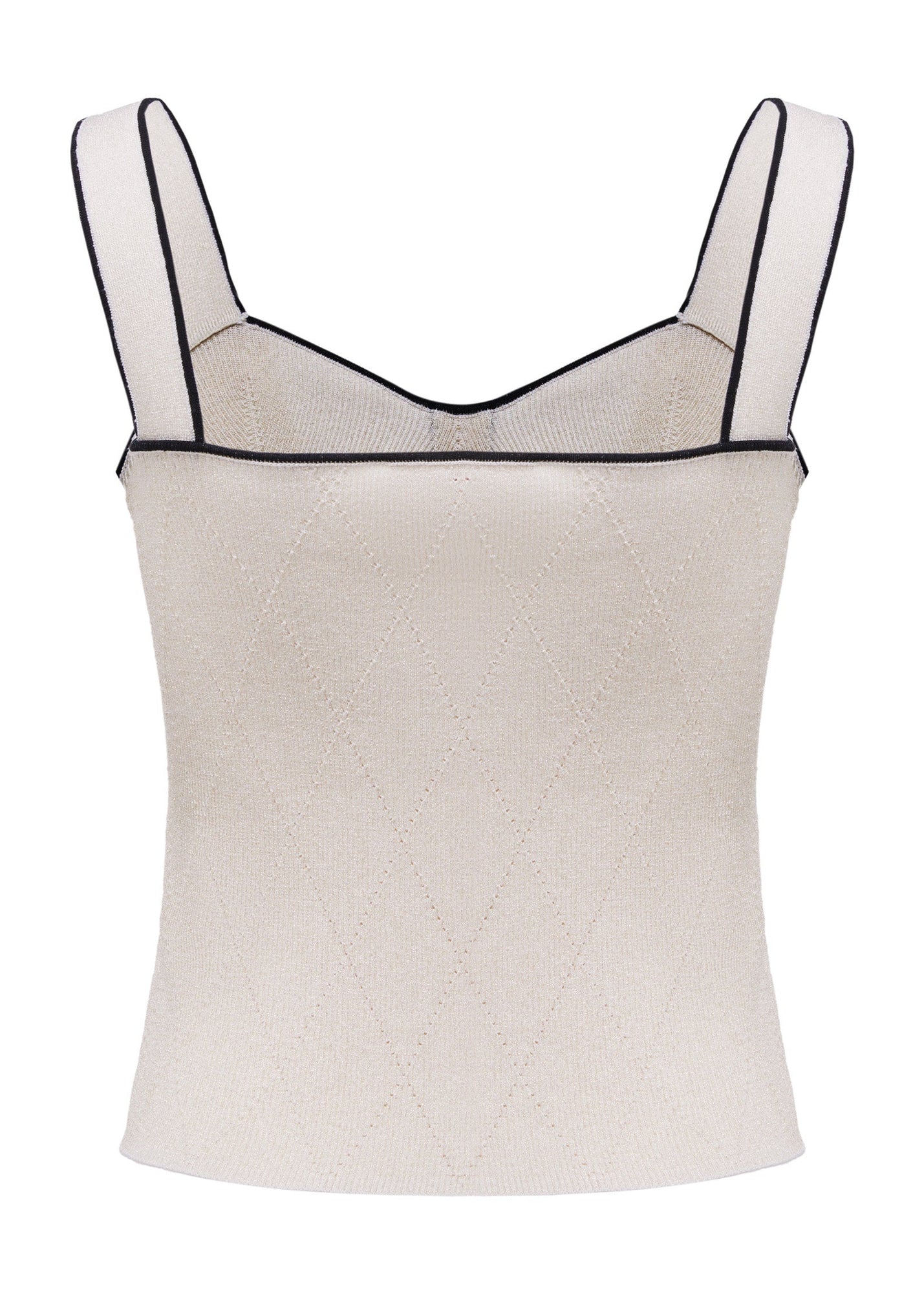 Crepe Vest | Beige