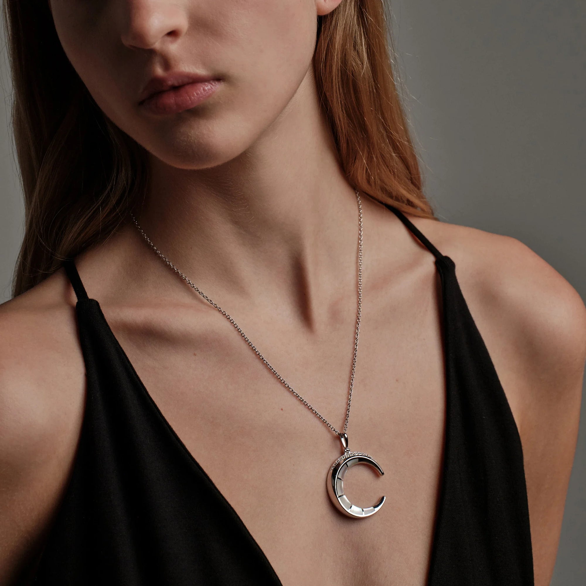 Awe Inspired Pendants Crescent Moon Pendant