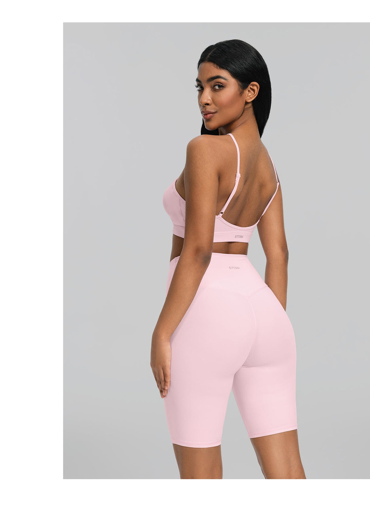 Criss-Cross Bra Top | Ballet Pink