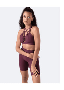 Criss Cross Front Top | Burgundy
