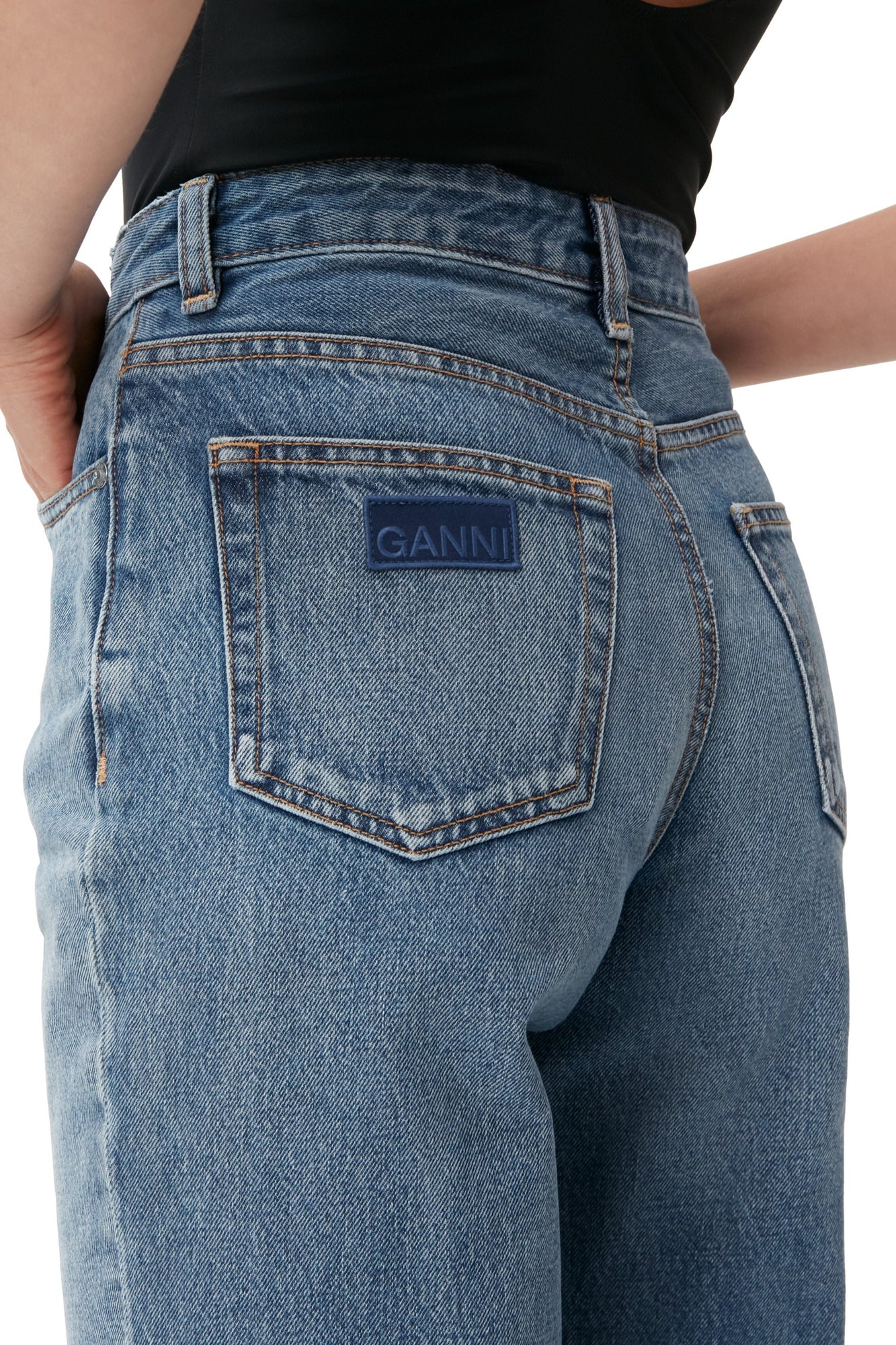 Cropped Jeans | Mid Blue Vintage (V2)