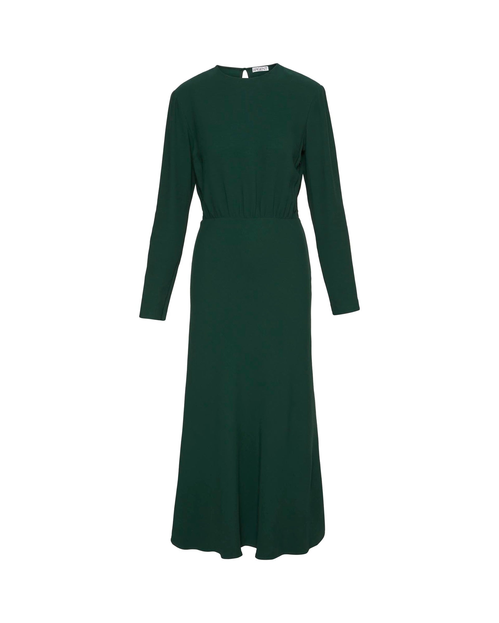 Crosby Dress in Viscose Wool Crepe | Emerald