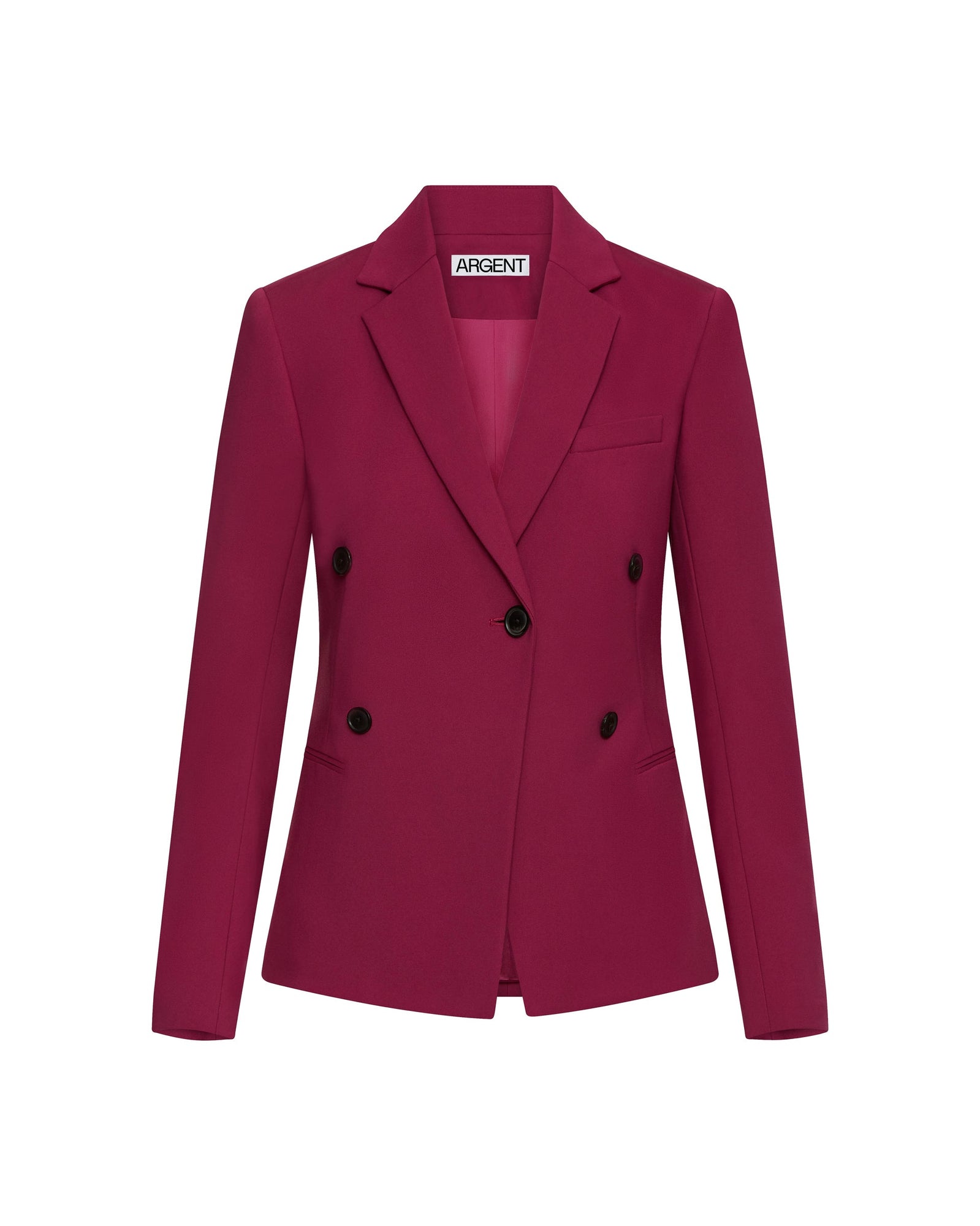 Crossover Blazer in Performance Cotton | Magenta