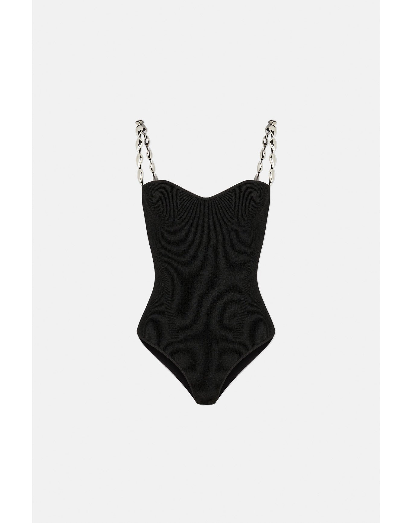 Crystal Wave Bodysuit | Black