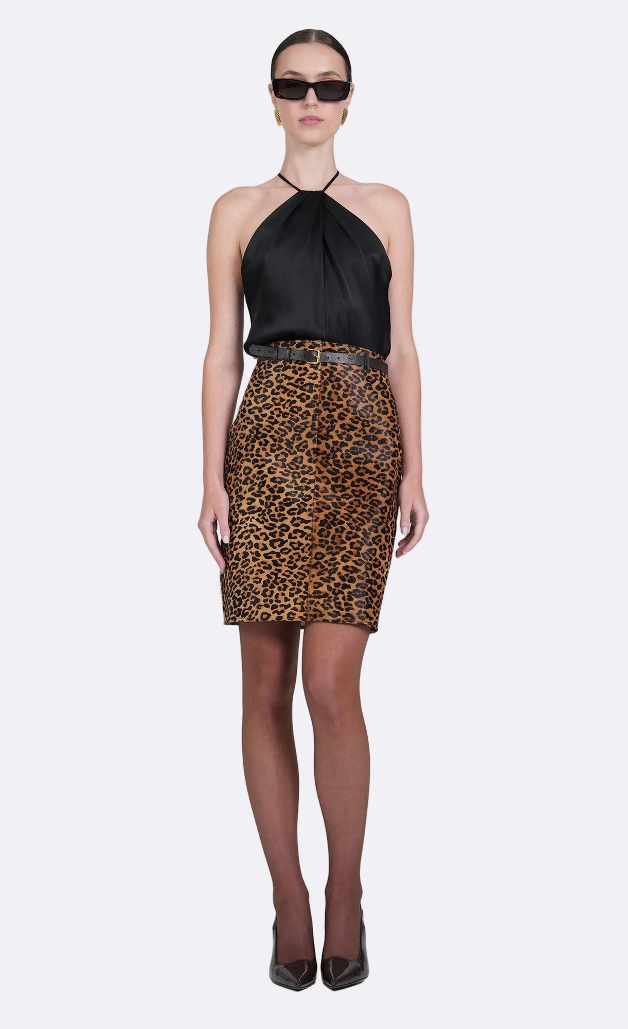 Elva Silk Top | Black