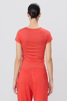 FITTED CREWNECK SHORT SLEEVE T-SHIRT - ETERNE