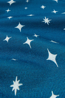 Gisele Printed TENCEL™ Modal Shortie Short PJ Set | Festive Lights Sapphire/Ivory