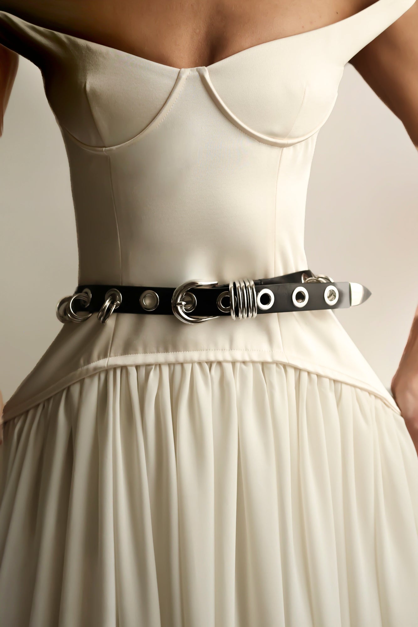 Revenge Belt | Black & Silver