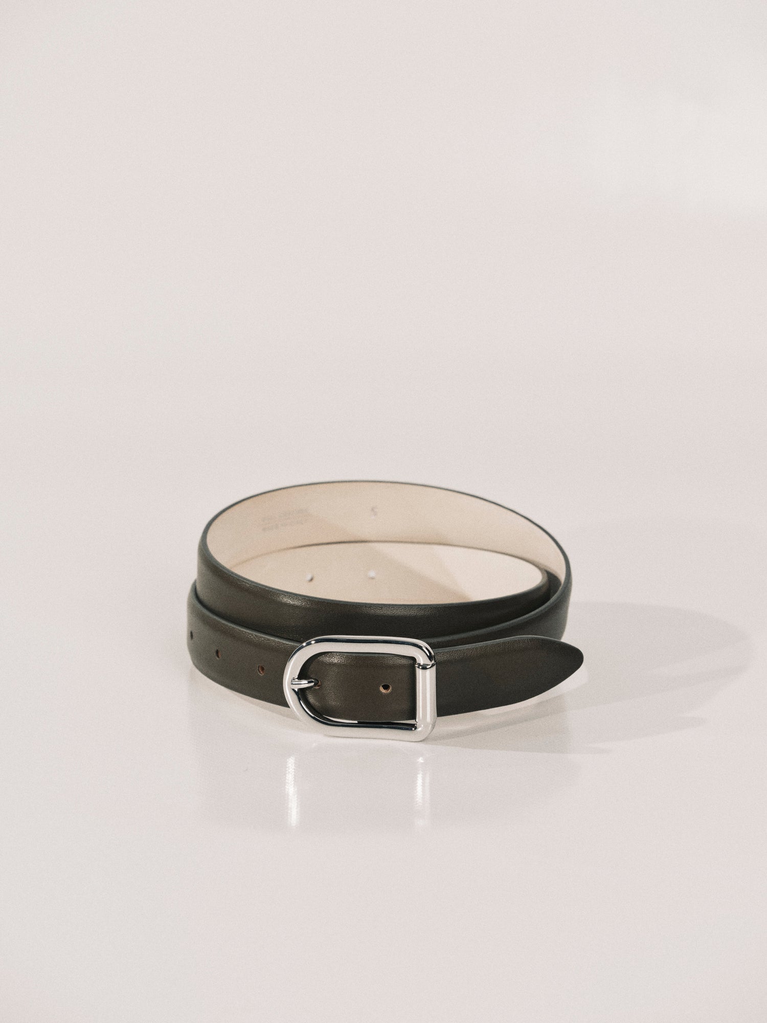 Mija Belt | Truffle & Silver