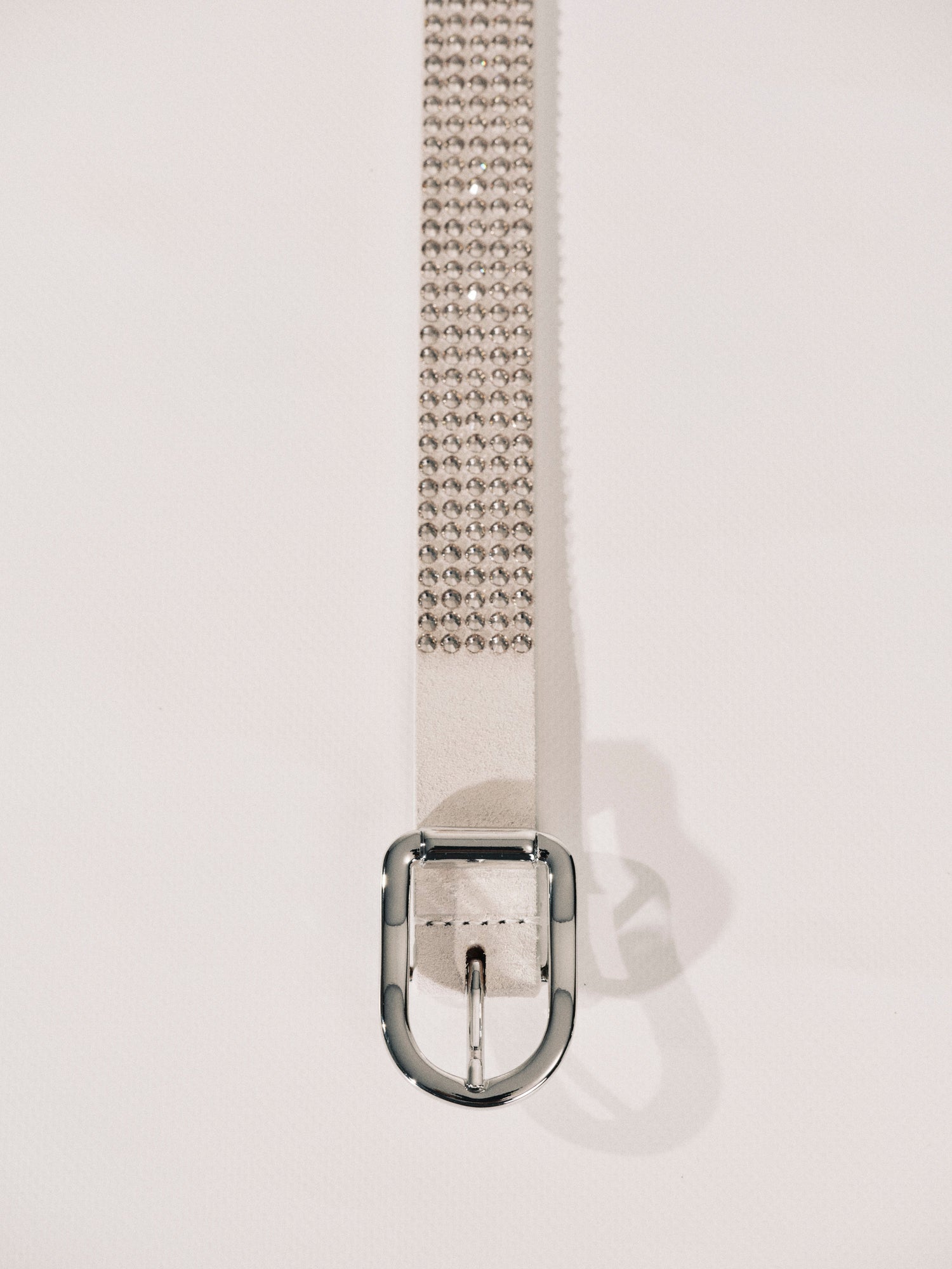 Mija Hot Fix Belt | Ivory & Silver