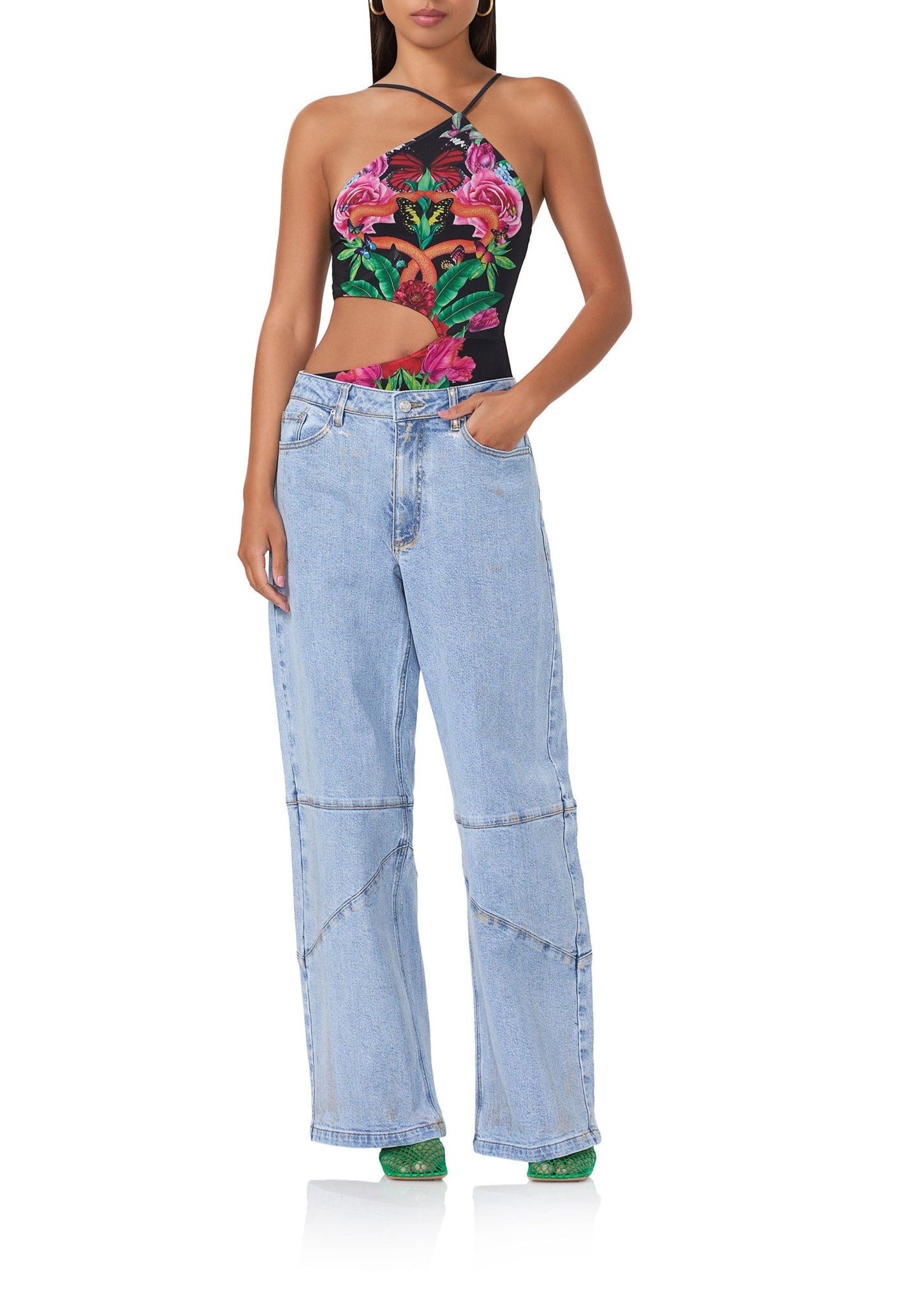 Delos Cutout Bodysuit | Body Floral