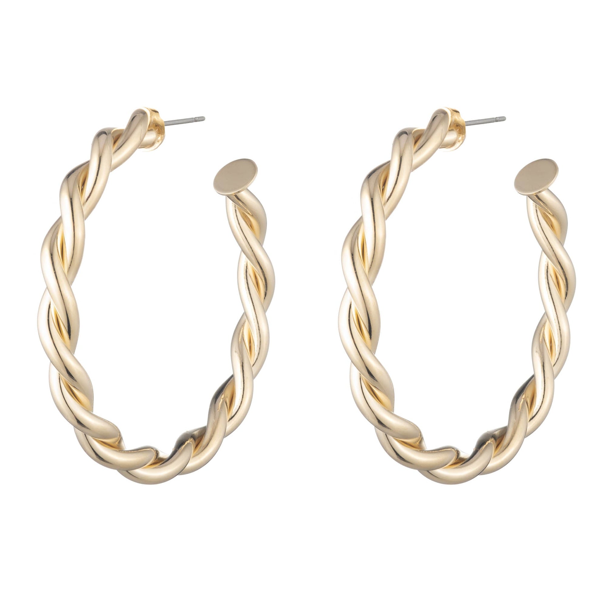 Gemma Gold Hoop Earrings - Dannijo