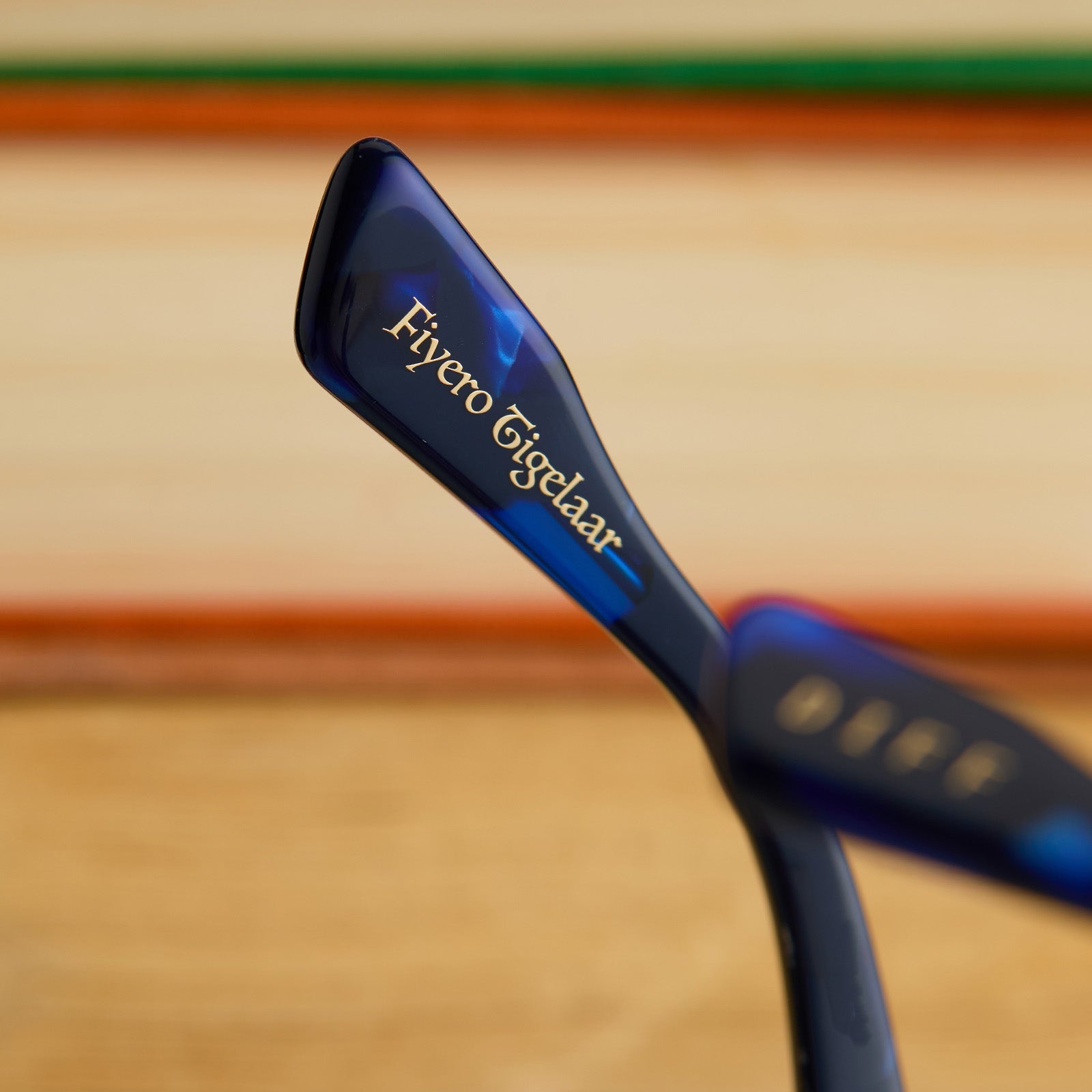 Mens | Prince Fiyero Sunglasses | Midnight Blue Tortoise | Warm Brown Lenses