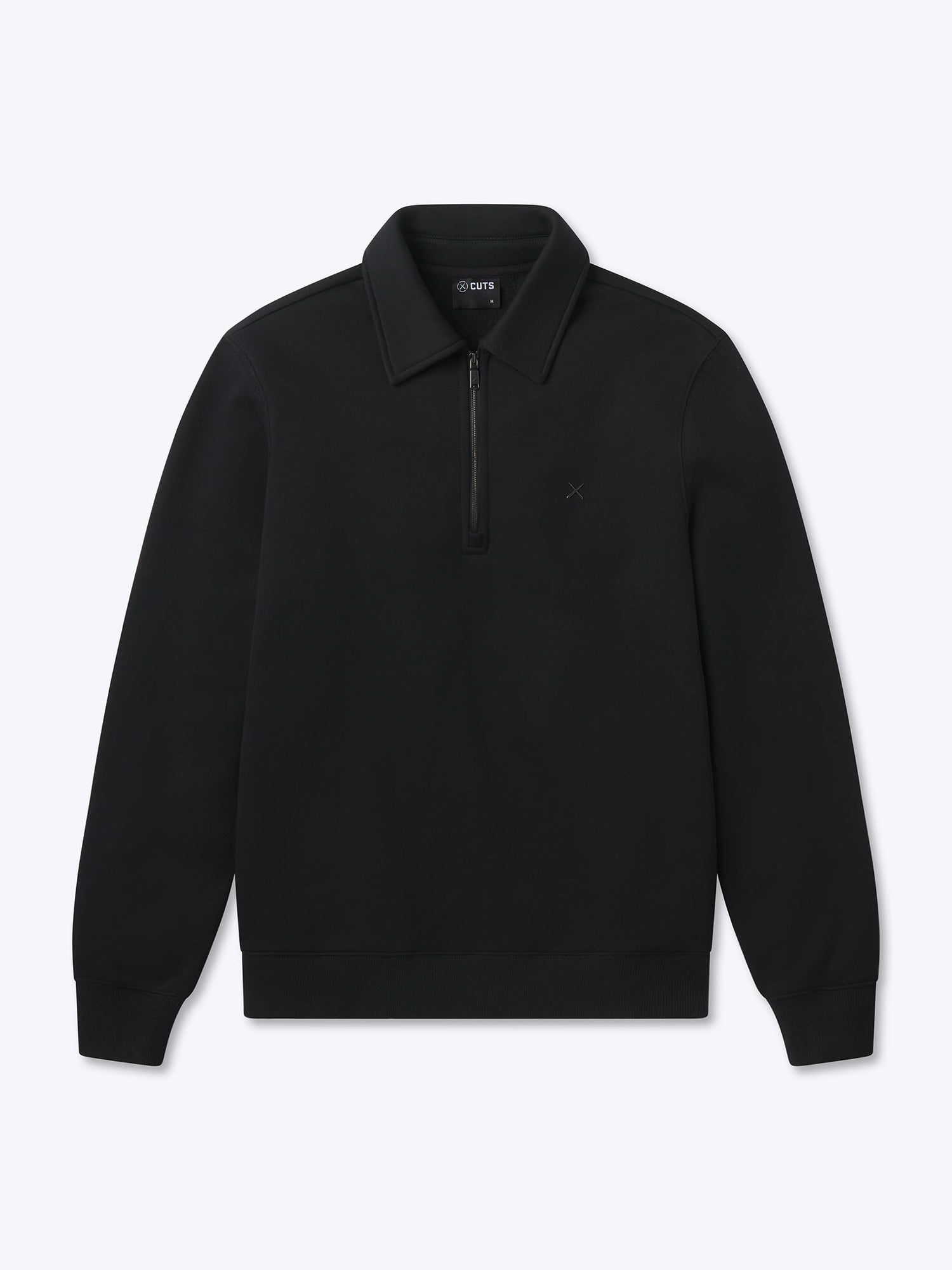 Mens | Divine Classic-Fit Fleece Q-Zip | Black