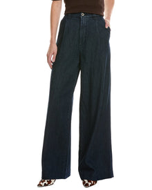 DL1961 | Womens | Hepburn River Valley Pleated Wide Leg Jean | Blue