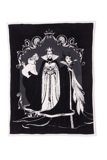 CozyChic Disney Villains Throw | Black Multi