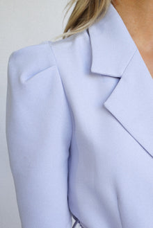 Randy Puff-Sleeve Blazer Dress | Periwinkle