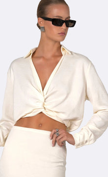 Liliane Crop | Vanilla