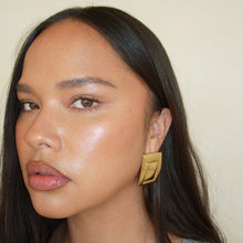 Plate Earrings | Gold Plated