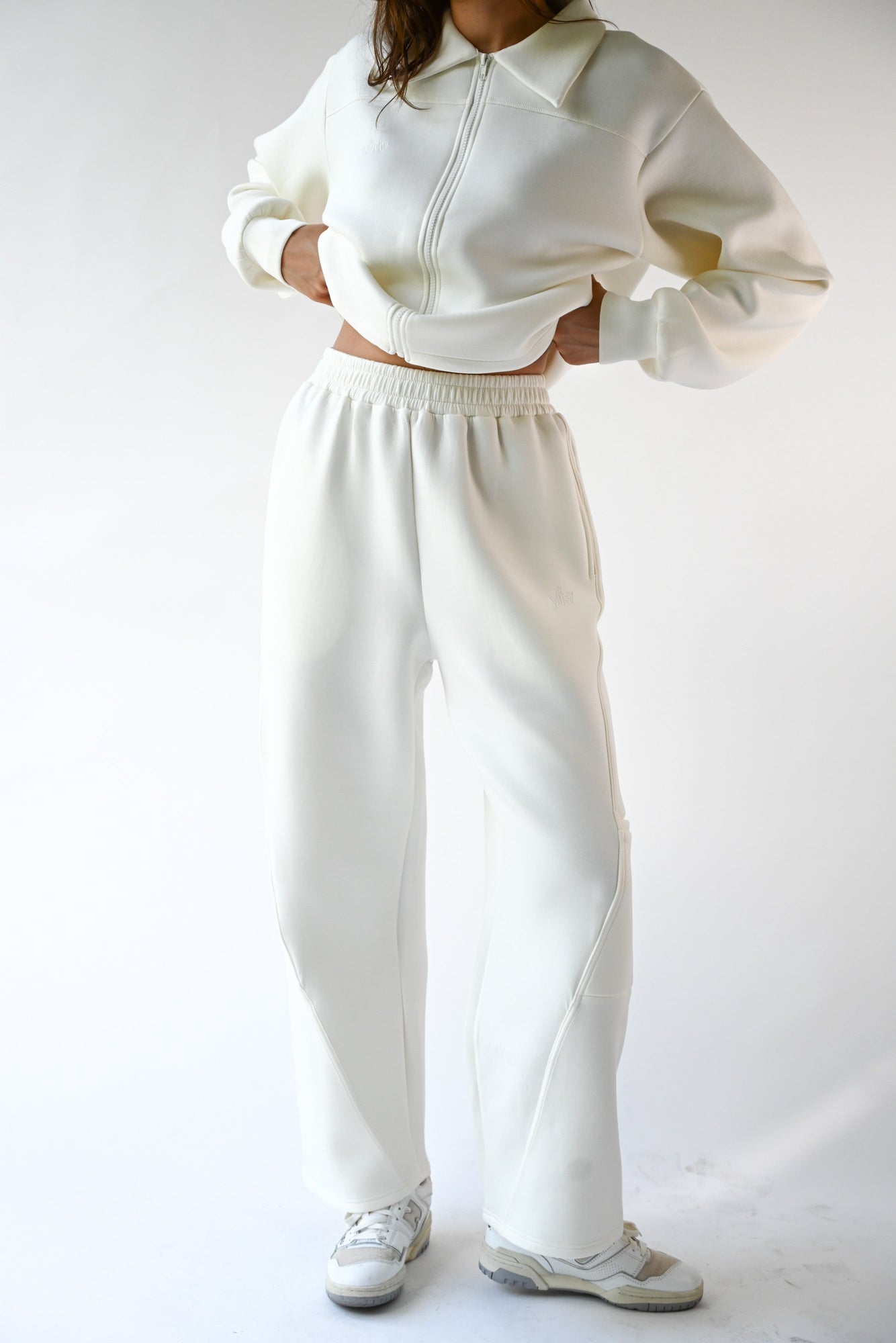 Kasey Knit Neoprene Jacket | Offwhite