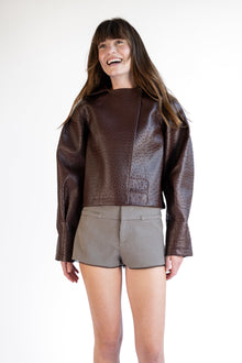 Houndstooth Mini Short | Multicolor