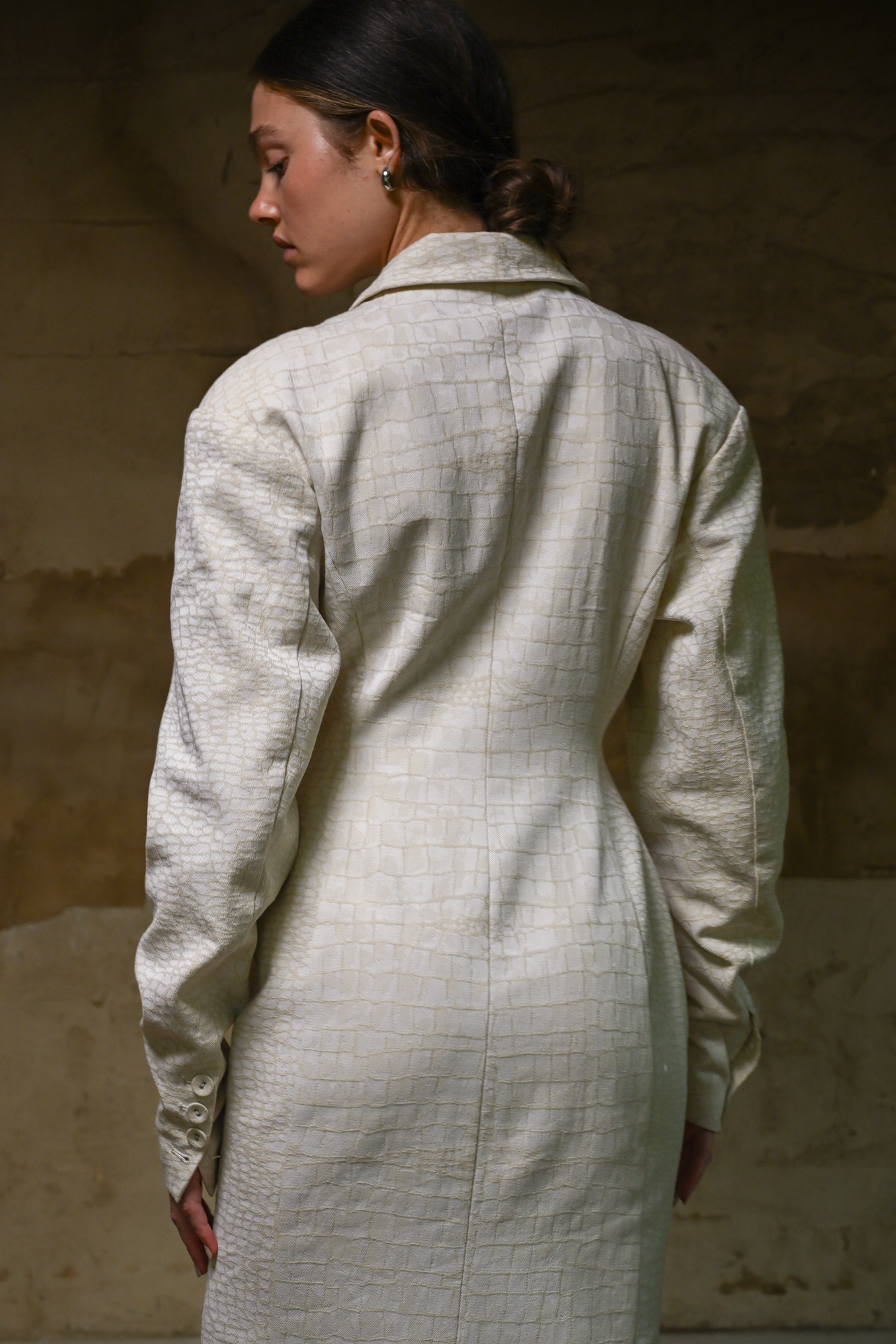 Blythe Trench Dress | Snakeskin