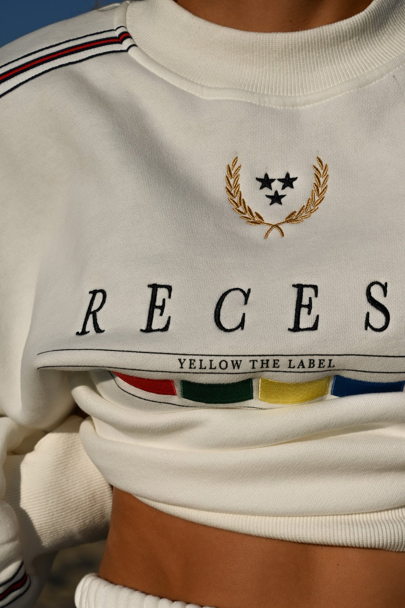 Recess Playground Sweatshirt | White