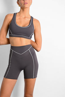 Christopher Contour Shorts | Charcoal