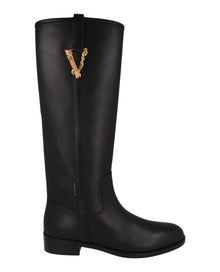 Versace | Virtus Leather Boots