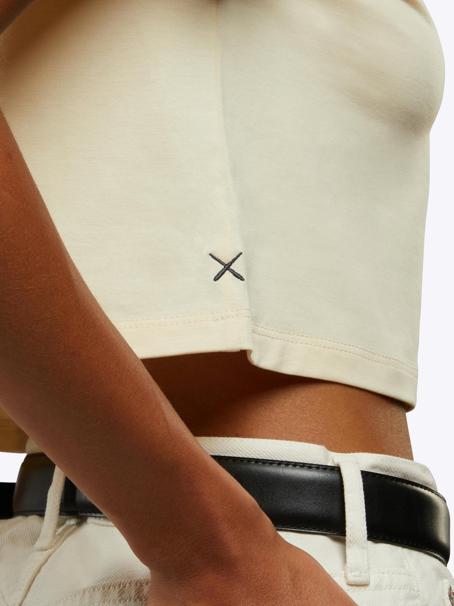Womens | Almost Friday Classic-Fit PYCA Pro Tee Cropped | Dune