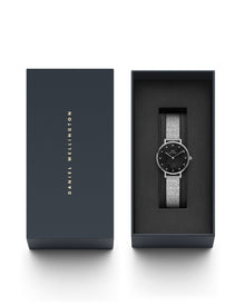 Womens | Petite Lumine Pressed Piano | Black-Mother of Pearl | Silver