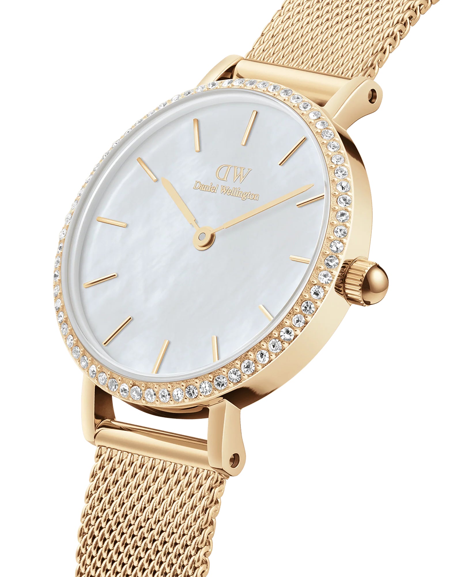Womens | Petite Lumine Bezel Evergold | Mother of Pearl | Gold