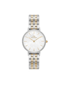 Womens | Petite Lumine Bezel 5-Link | Mother of Pearl | Silver