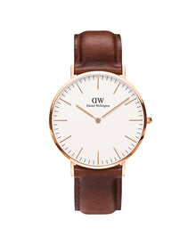 Mens | Classic St Mawes & Classic Bracelet Set | White | Rose Gold