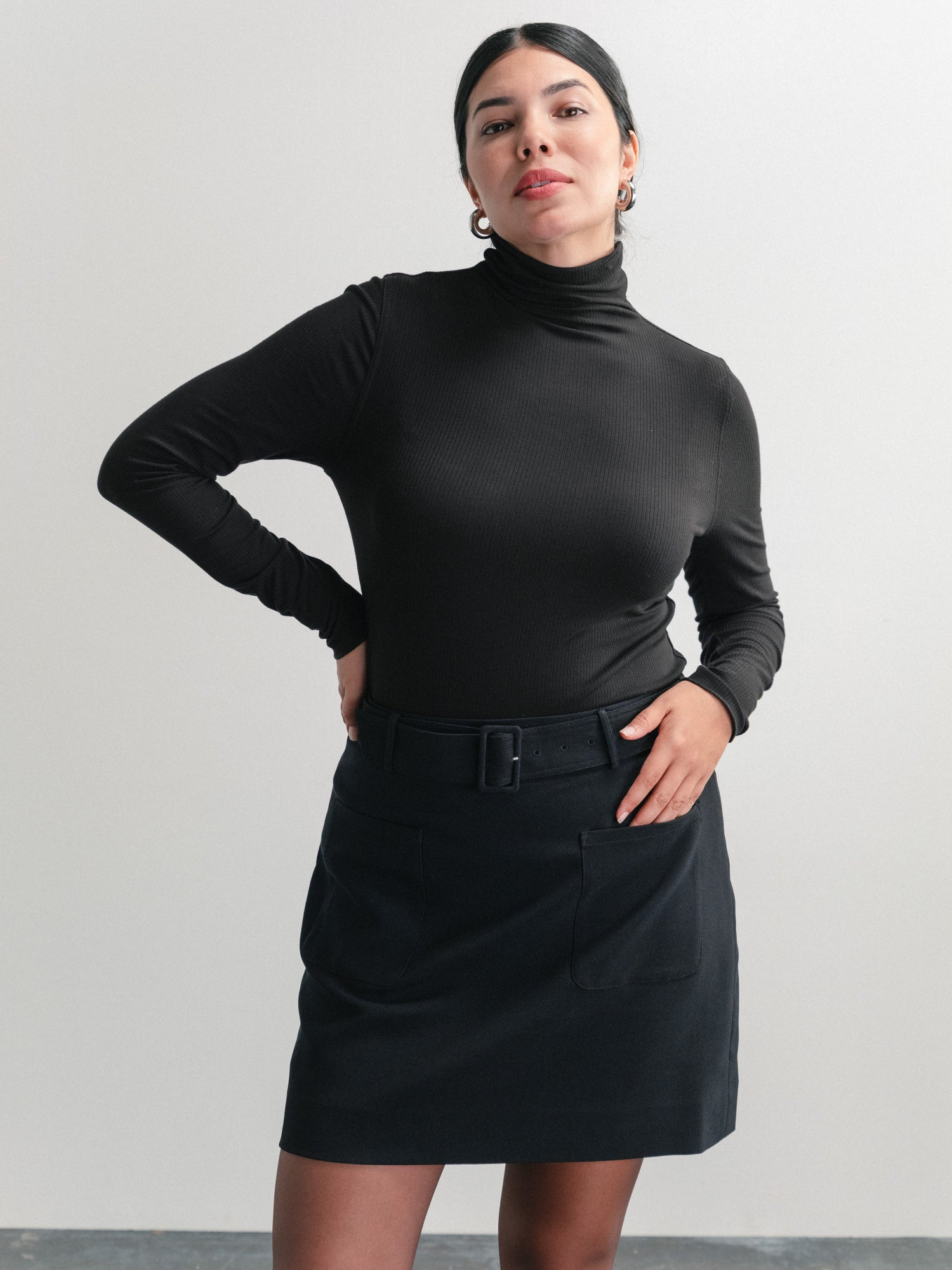 Halo Turtleneck | Black