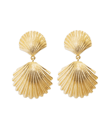 De la Mer Shell Earrings - Loren Hope