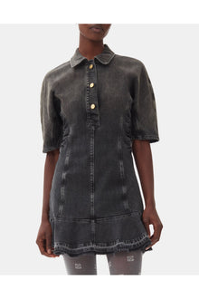 Denim Mini Dress | Washed Black/Black (V1)