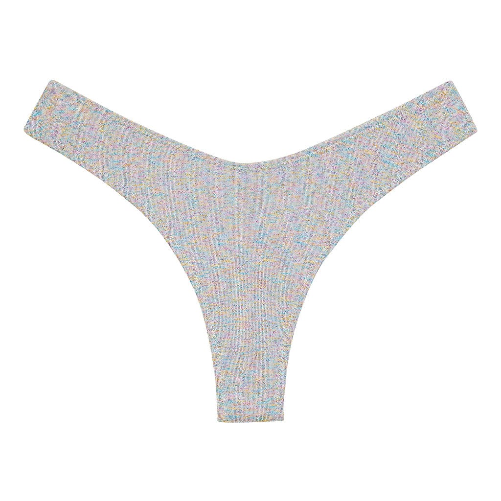 Lulu (Zig-Zag Stitch) Bikini Bottom | Disco Sparkle