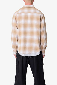Double Layered Vintage Shirt | Tan