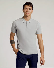 Dressy Polo | Heather Gray