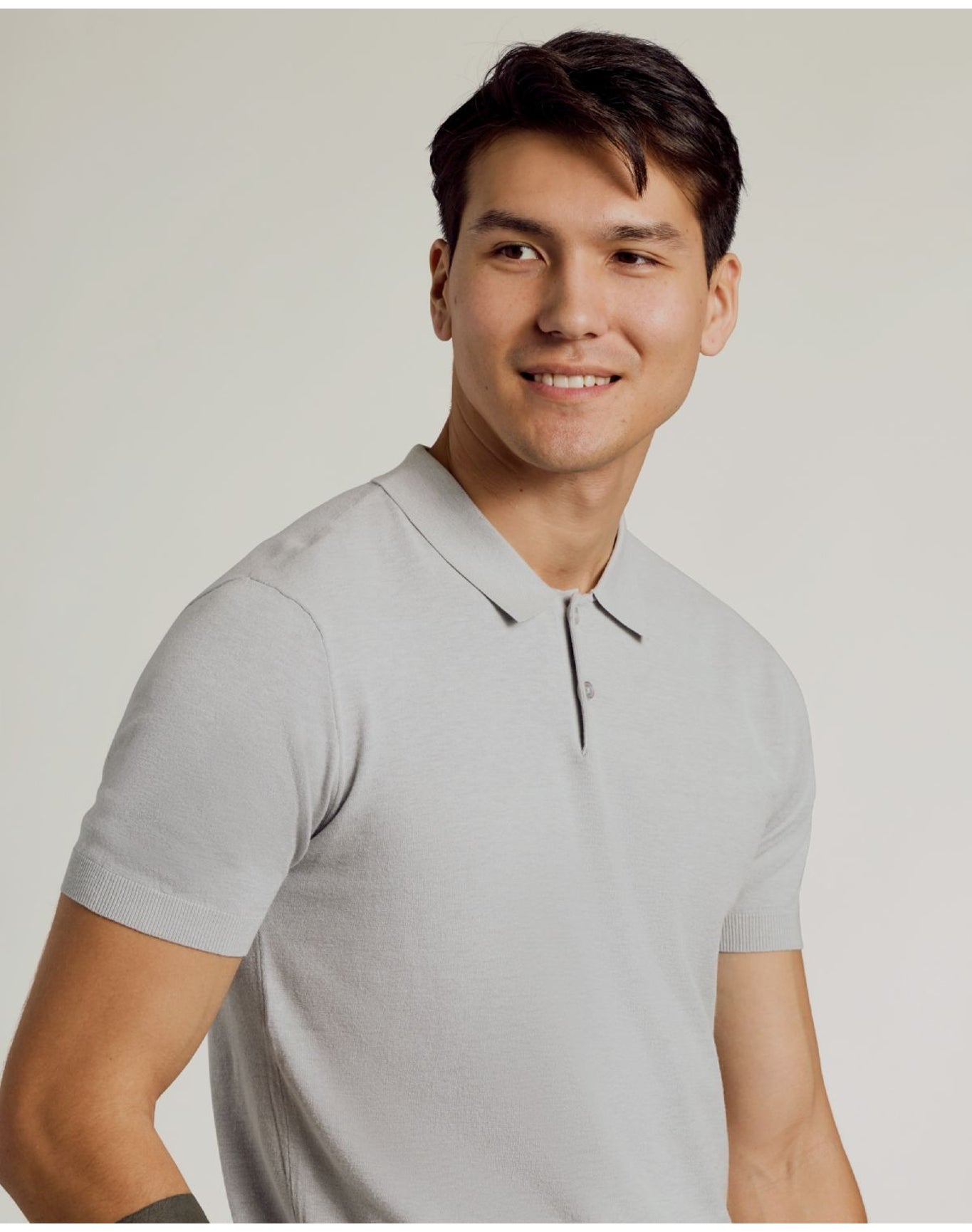 Dressy Polo | Heather Gray