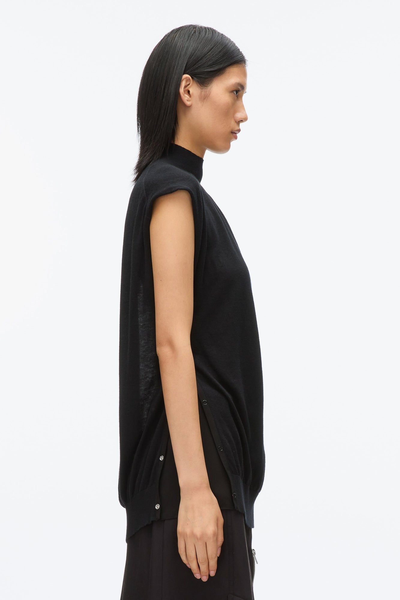 Mockneck Shell | Black