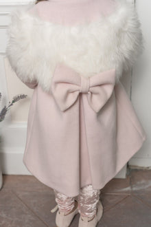 Faina Pink Wool Coat | Pink